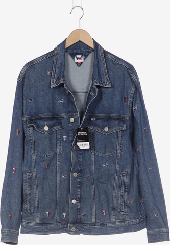 Tommy Jeans Jacke XL in Blau: predná strana