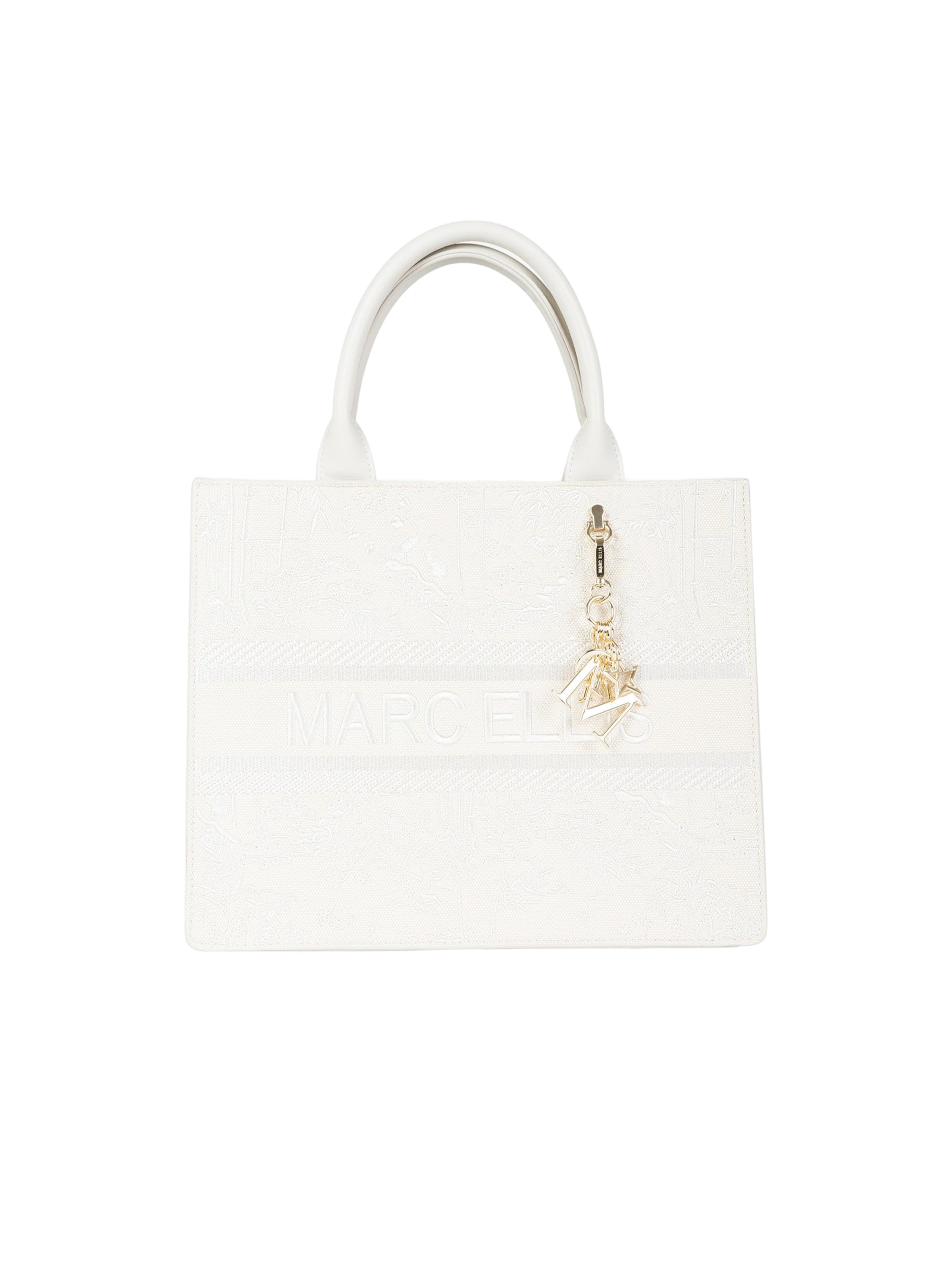 Pochette Marc Ellis en beige : devant