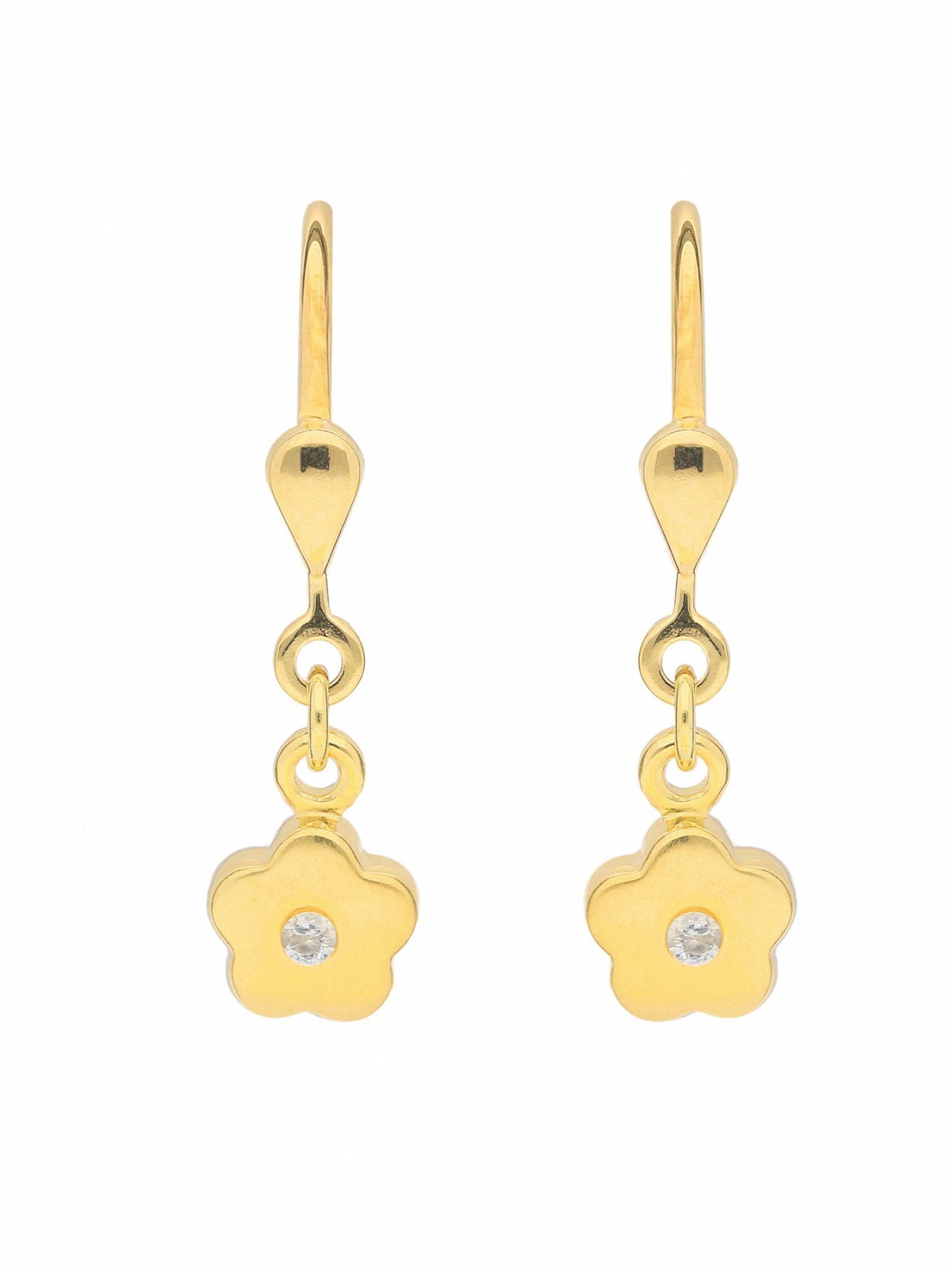 Adelia´s Earrings 'Blüte' in Gold: front