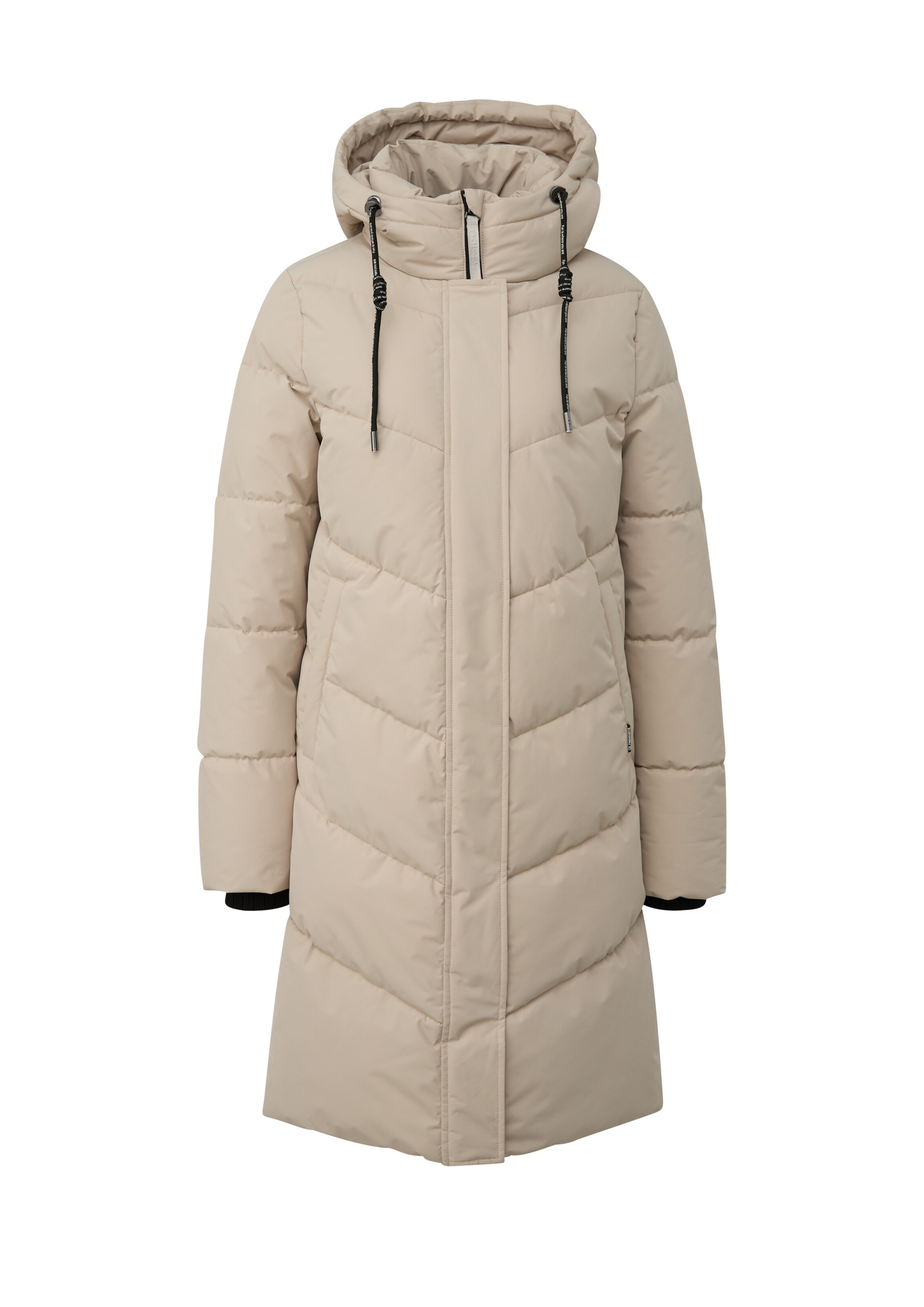 QS Winter coat in Beige: front