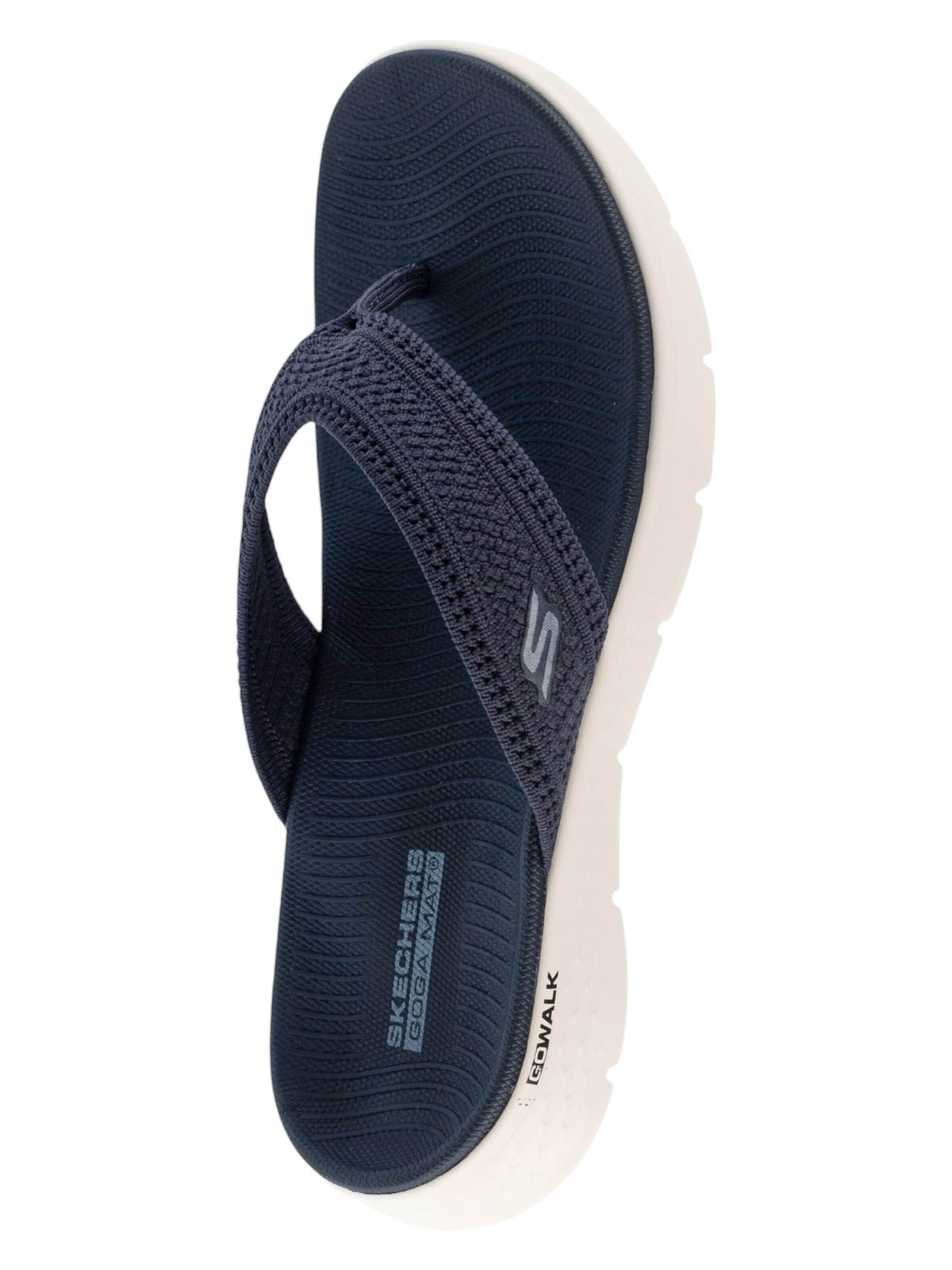 SKECHERS Teenslipper 'Skechers Go Walk Flex Sandal - Holly' in Blauw