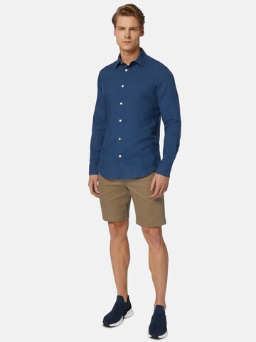 Coupe regular Chemise Boggi Milano en bleu