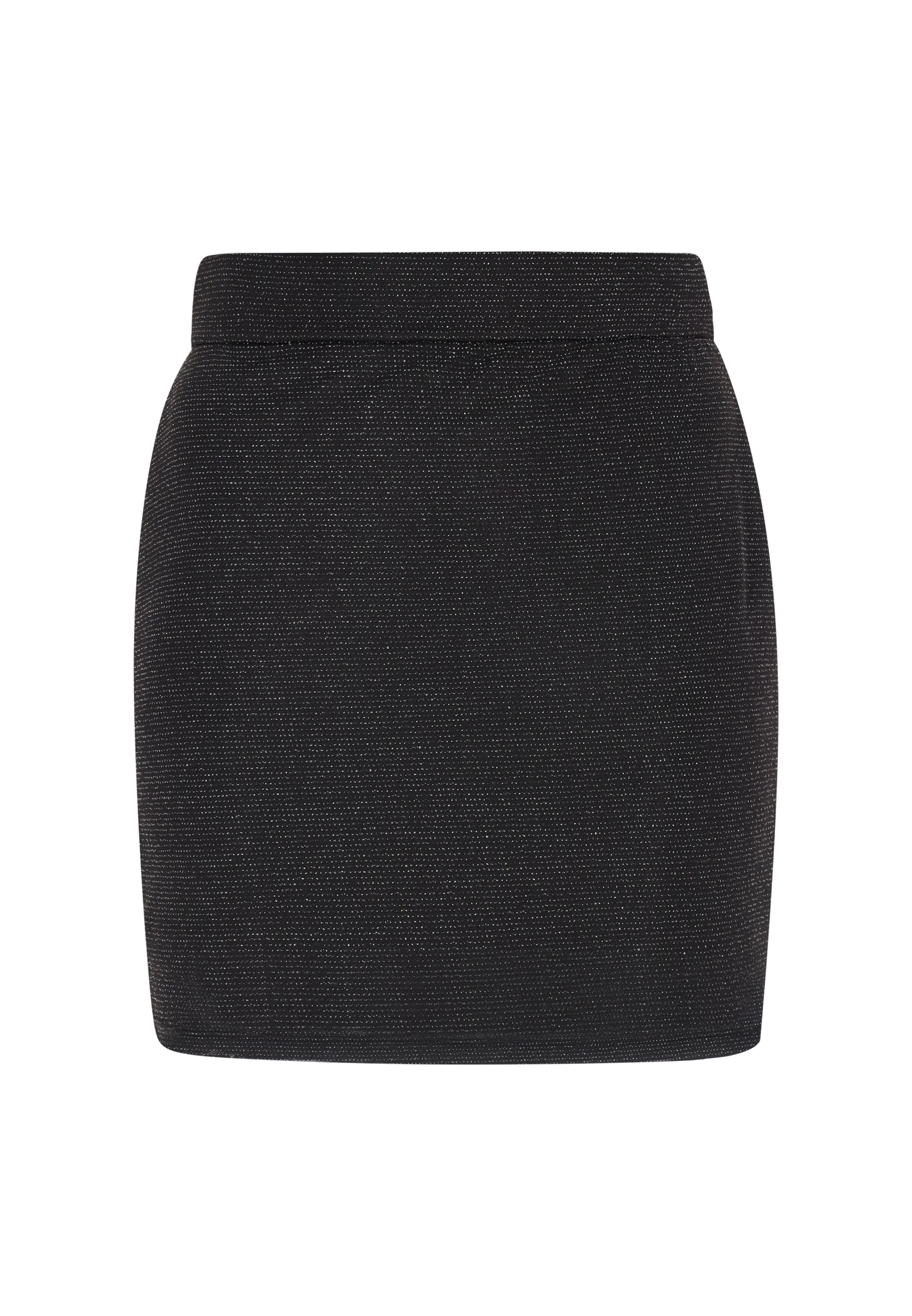 Gonna di myMo at night in nero: frontale