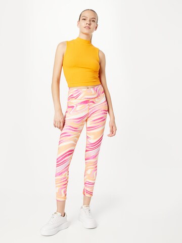 ESPRIT - Skinny Pantalón deportivo en naranja