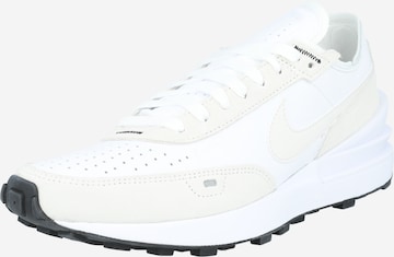 Nike Sportswear Låg sneaker 'WAFFLE ONE LTR' i vit: framsida
