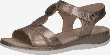 CAPRICE Sandals in Bronze: front