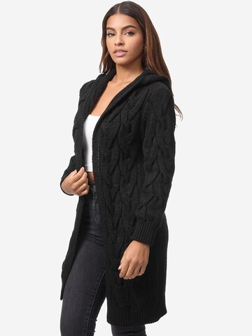 Elara Knitted coat in Black