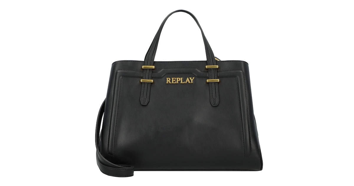 Replay Schoudertas - total black/zwart Replay Schoudertas - total black/zwart