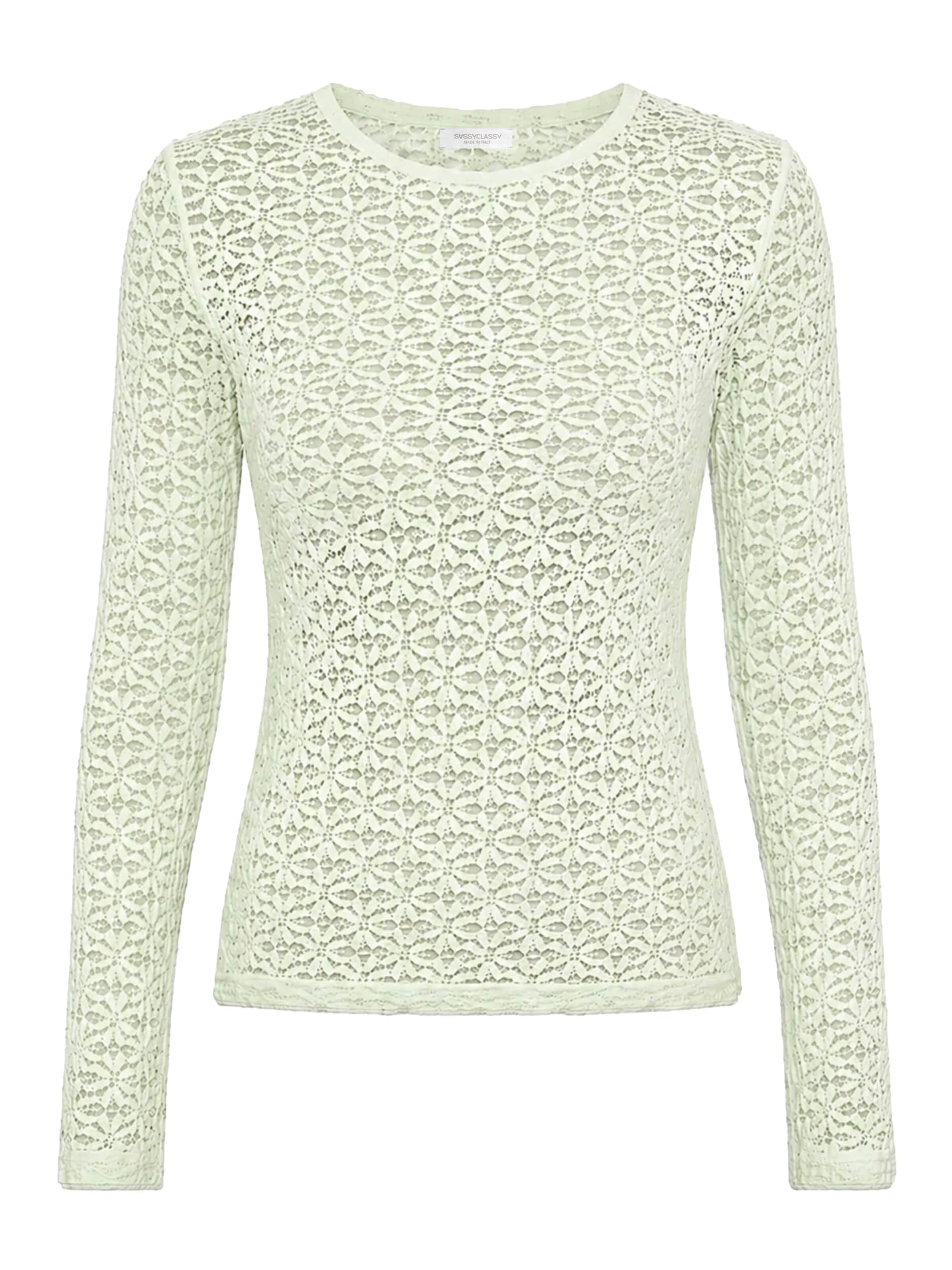 SASSYCLASSY Shirt in Green: front