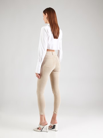 TOPSHOP - Skinny Vaquero 'Jamie' en beige