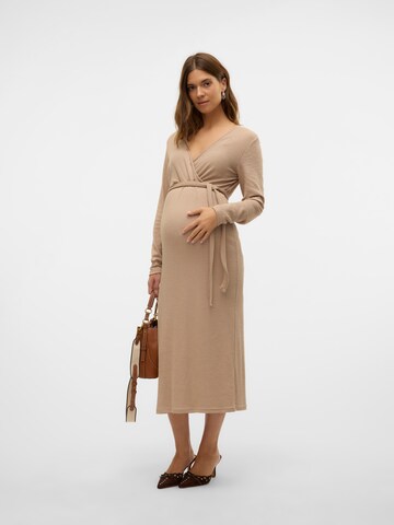 MAMALICIOUS Jurk 'MLFREDERIKKE' in Bruin