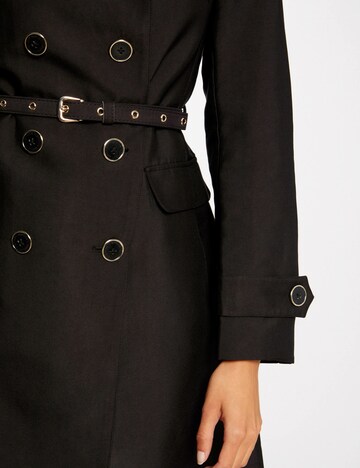 Morgan Between-Seasons Coat in Black