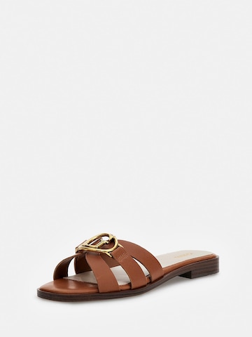 GUESS - Sapato aberto em castanho