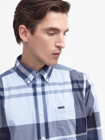 Barbour Regular fit Button Up Shirt 'Harris' in Blue