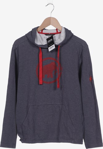 MAMMUT Sweatshirt & Zip-Up Hoodie in L in Grey: front
