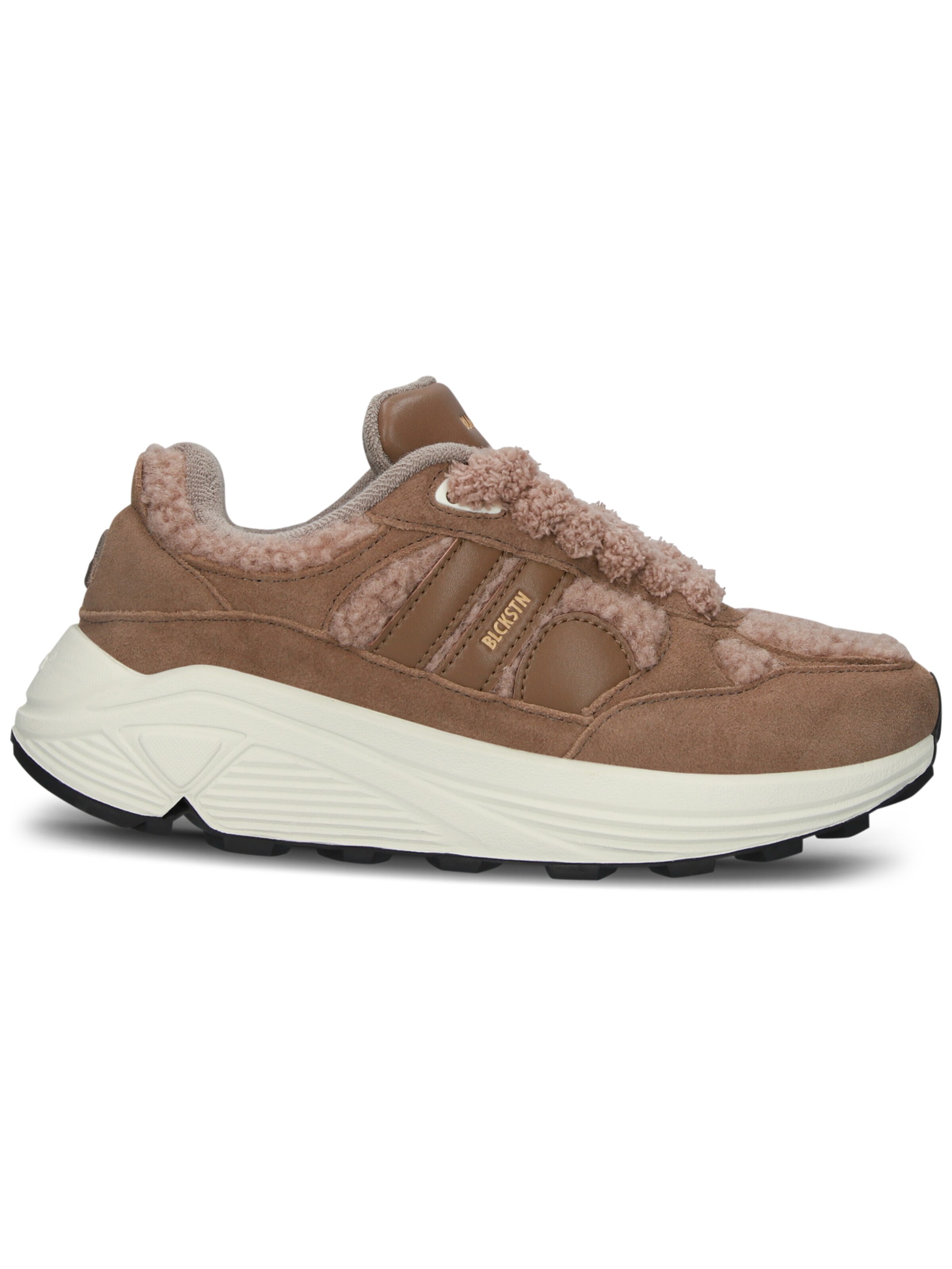 BLACKSTONE Sneakers laag 'V-RILEY' in Bruin: voorkant