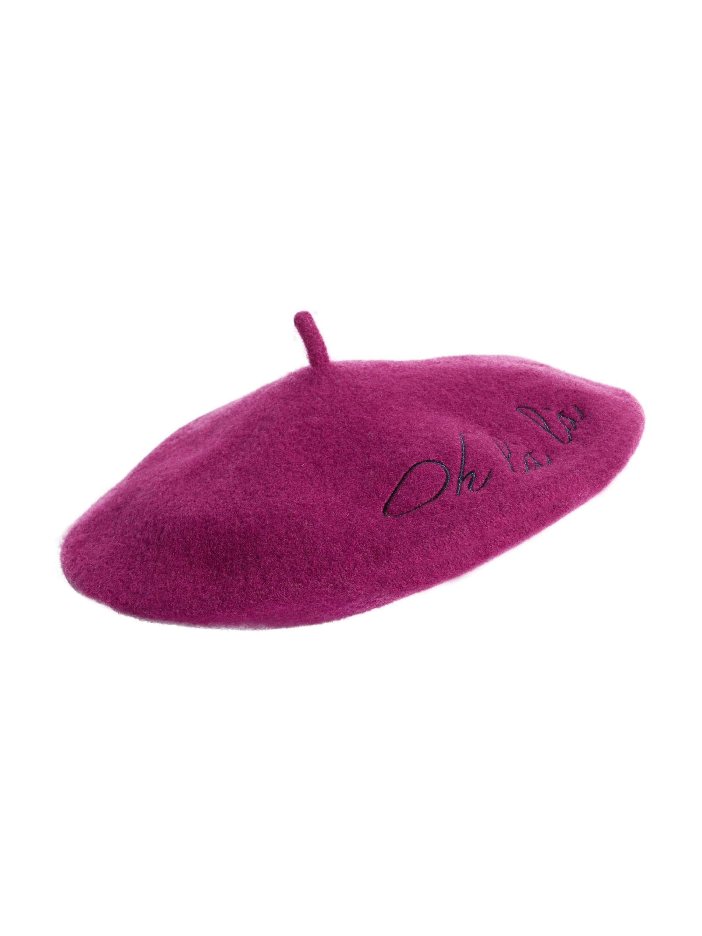 Bonnet love & roses en rouge : devant