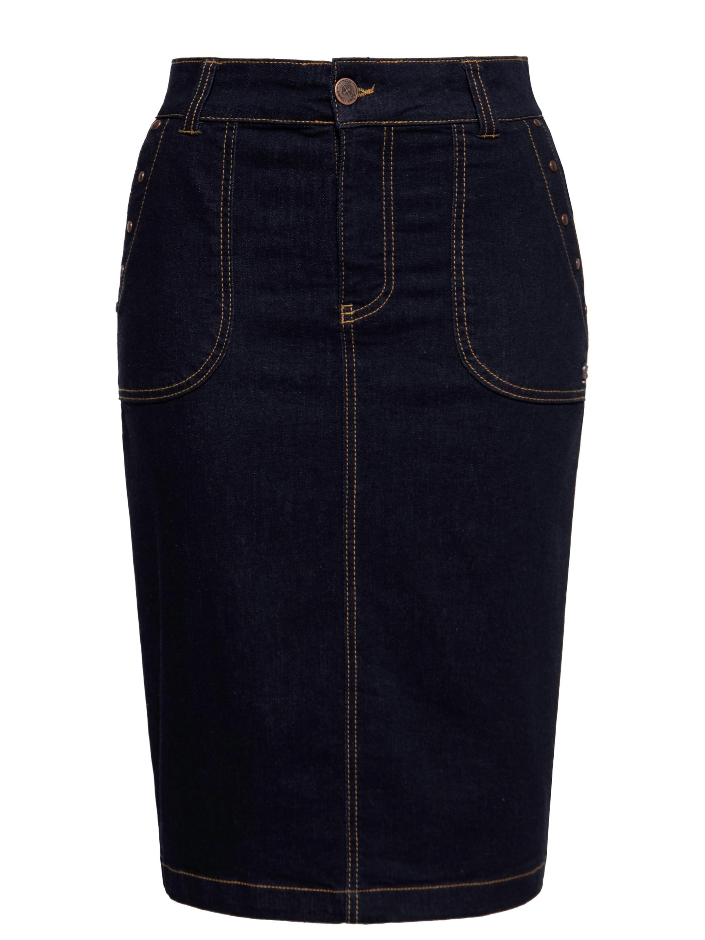 Queen Kerosin Skirt in 40 in Blue denim, Item view