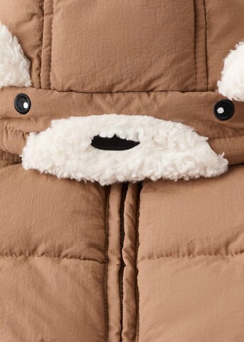 MANGO KIDS Jacke 'Osete' in Braun