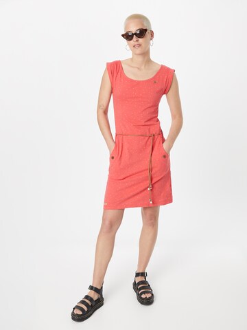 Ragwear فستان صيفي 'TAGG' بلون أحمر