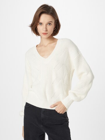 GARCIA Sweater in White: front