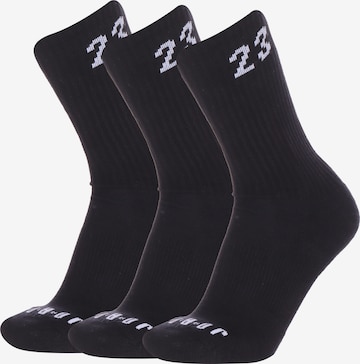 Jordan Спортни чорапи в черно: отпред