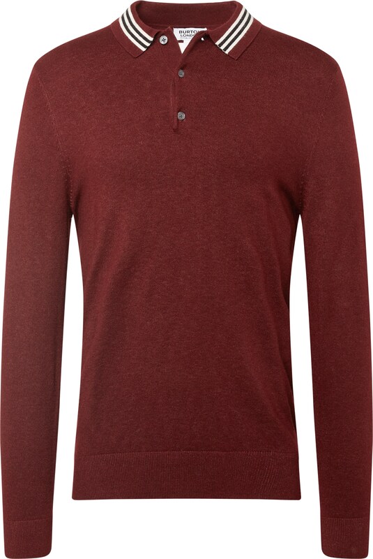 BURTON MENSWEAR LONDON Pullover in Burgunder BURTON MENSWEAR LONDON Pullover in Burgunder