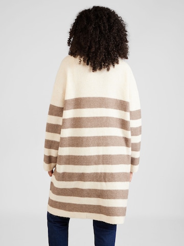 Vero Moda Curve Knit Cardigan 'PHILINE' in Beige