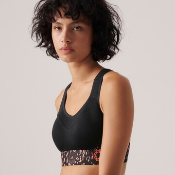 ADIDAS BY STELLA MCCARTNEY Bustier Sport bh 'Truepace High Support' in Zwart