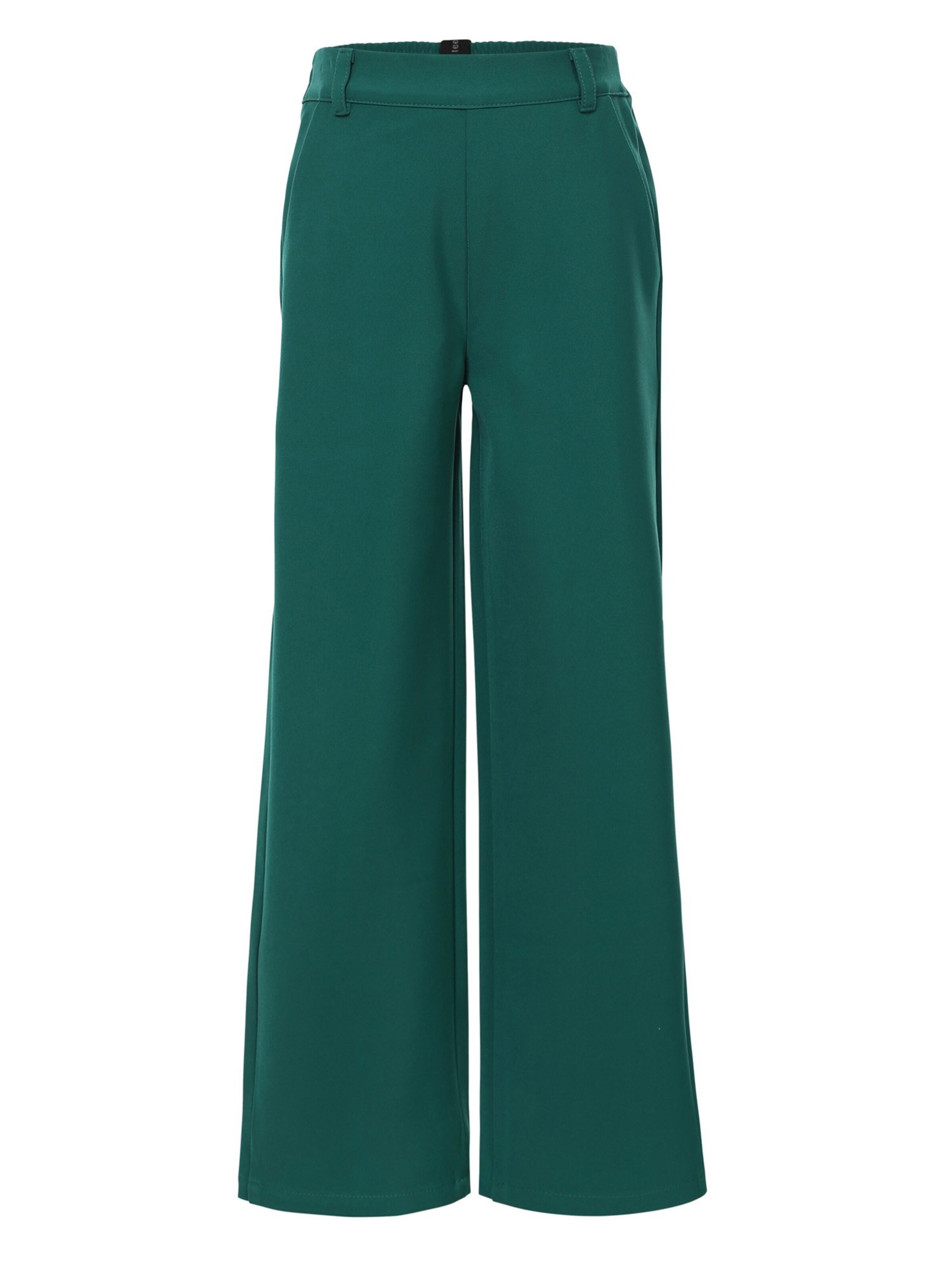 Looxs Revolution Wide leg Broek in Groen: voorkant