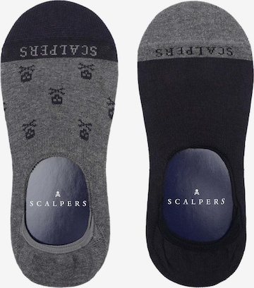 Scalpers Ankle Socks in Blue: front