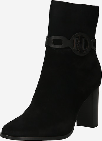 Bottines 'Abigael' Lauren Ralph Lauren en noir : devant