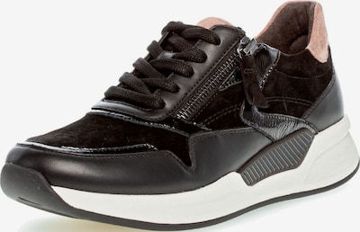 GABOR Sneakers in Dark brown / Grey / Pink, Item view