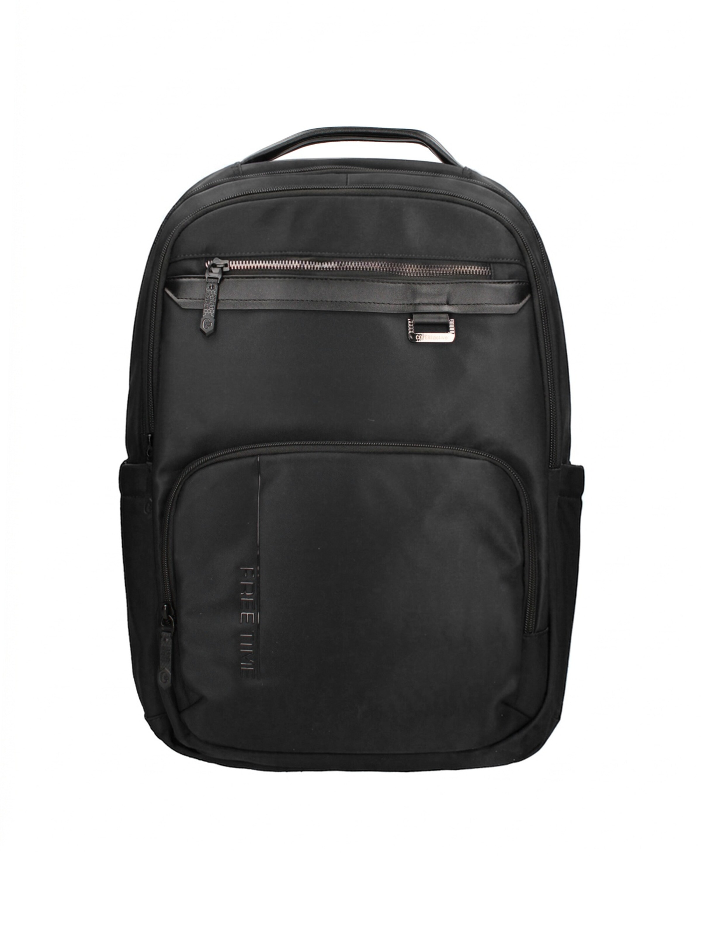 Zaino 'Zaino Unisex Coveri 100% Poliestere - Design Minimalista' di Coveri Collection in nero: frontale