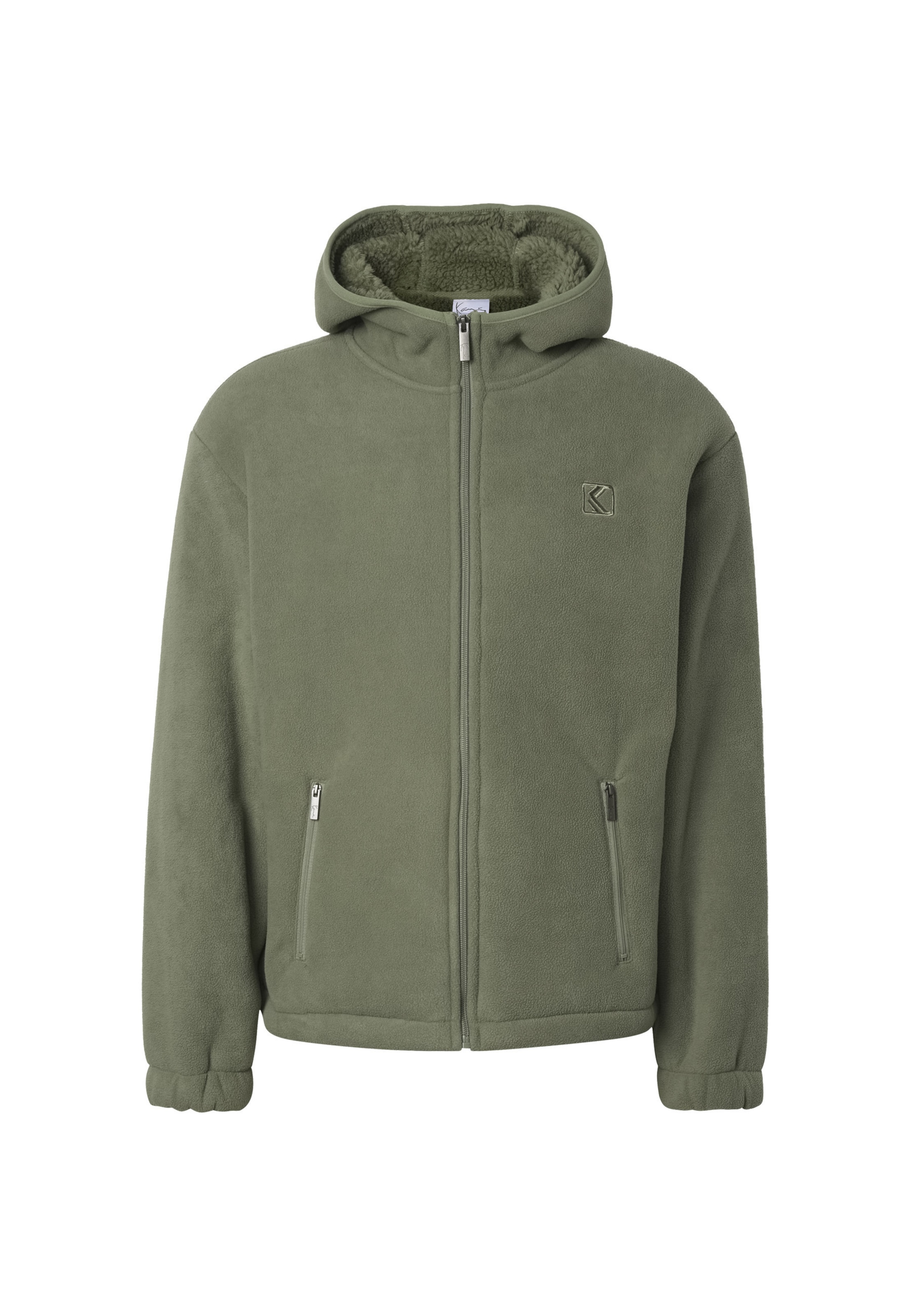 Karl Kani Bluza polarowa w kolorze zielony: przód