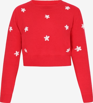 MYMO Пуловер в червено: отпред