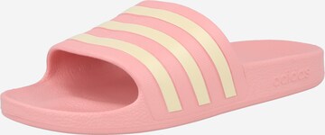 ADIDAS SPORTSWEAR Beach & Pool Shoes 'Adilette Aqua' in Pink: front