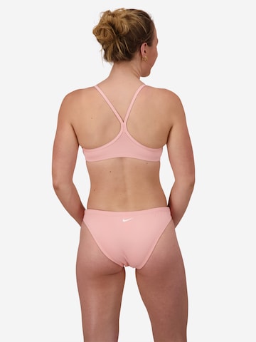 Nike Swim Bustier Sportbikini in Pink