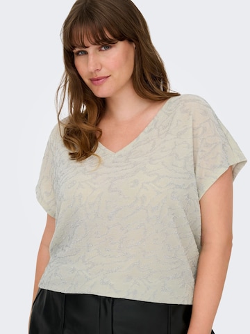 ONLY Carmakoma - Top en azul: frente