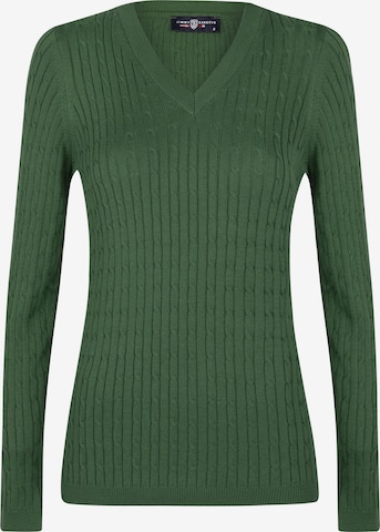 Pull-over Jimmy Sanders en vert : devant