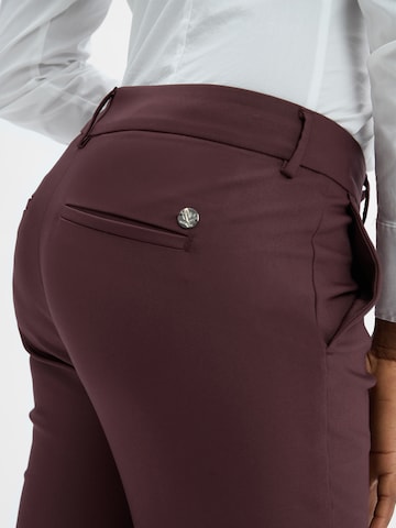 MOS MOSH Regular Trousers in Brown