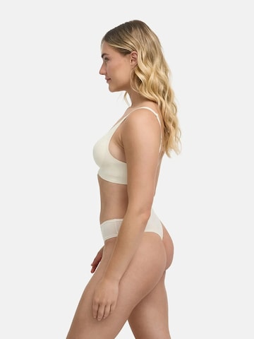 cfabPush-up Grudnjak 'Low Back Compact Light Push-Up BH' - bijela boja