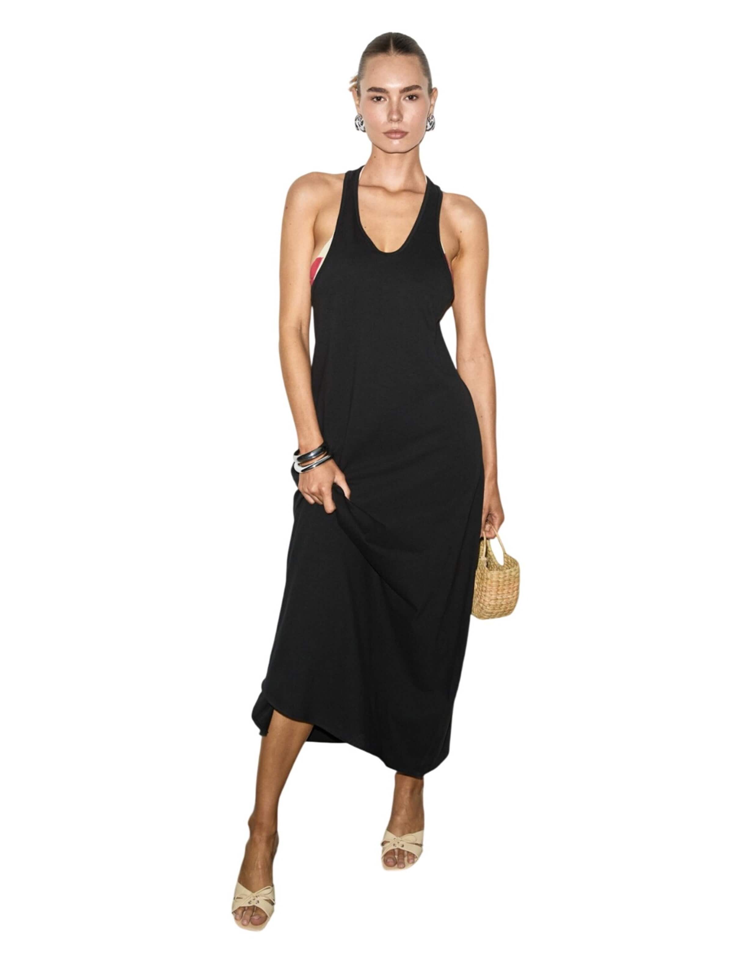 Grimelange Dress in Black: front
