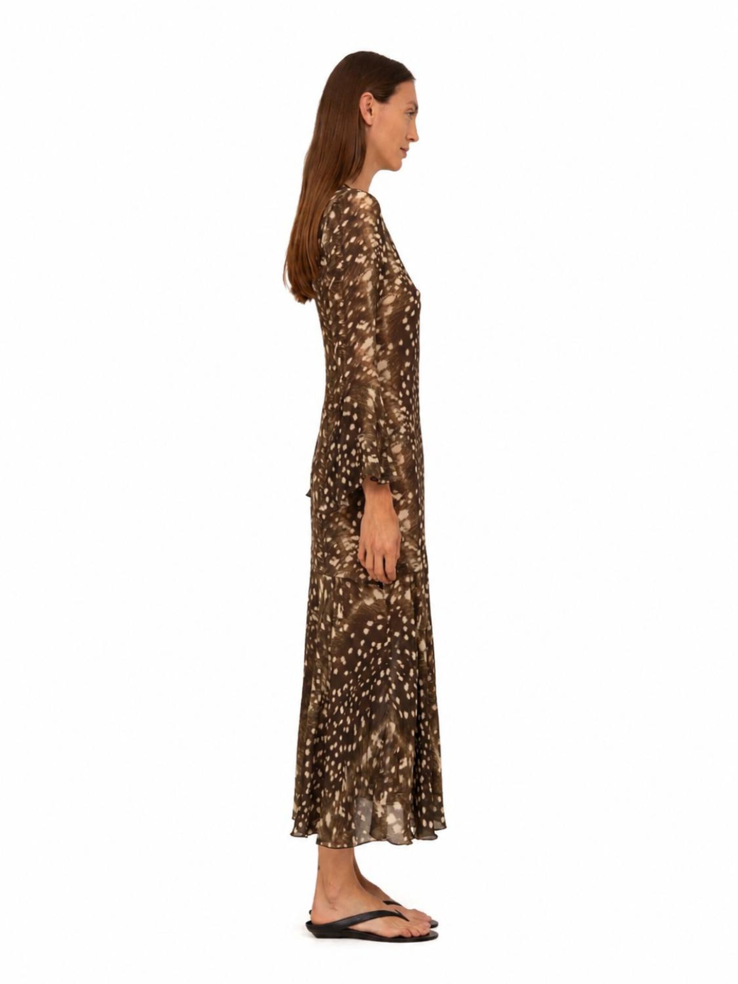 Carmen Says - Vestido 'Bambi' en marrón