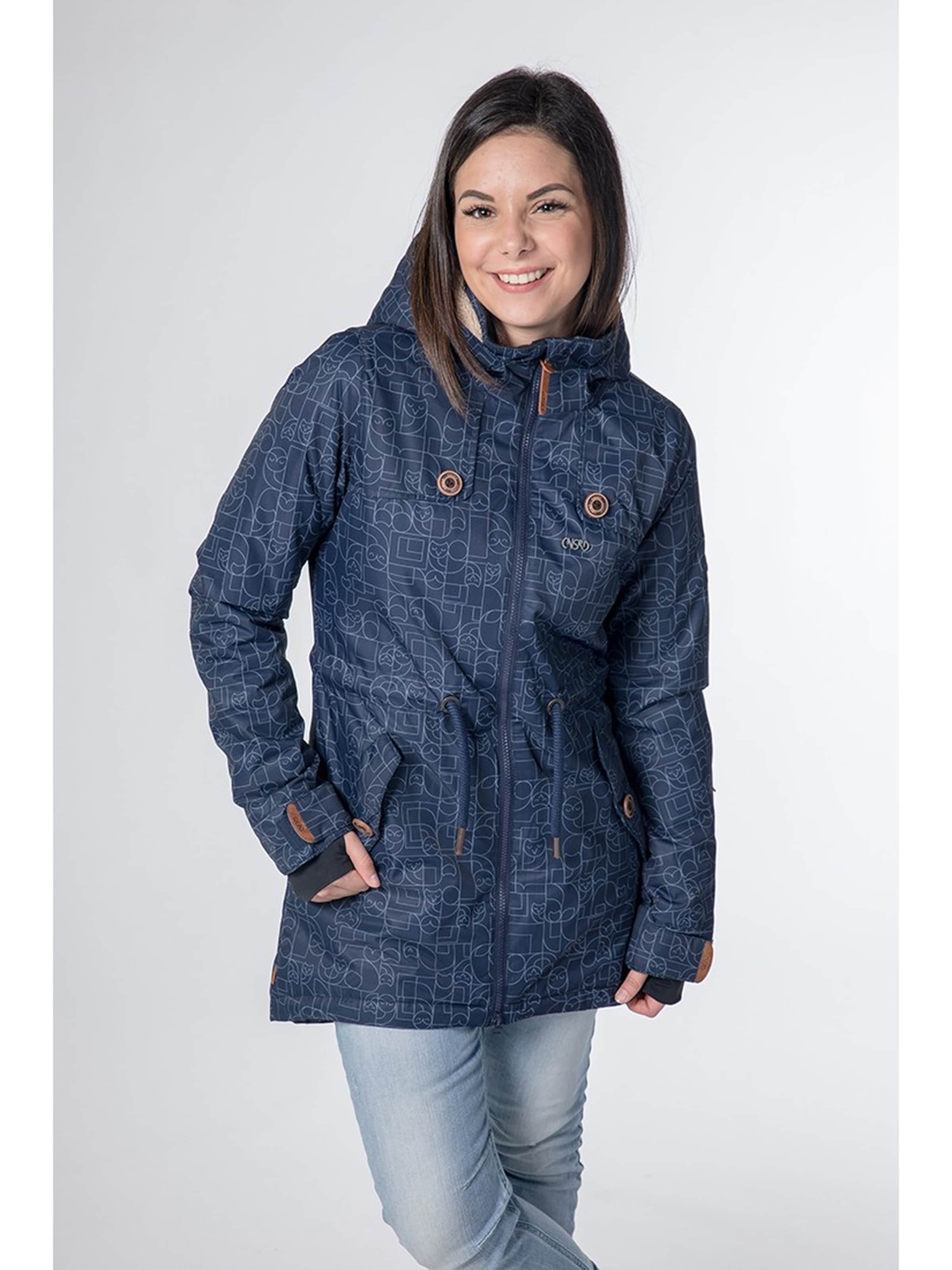 CNSRD Tussenparka 'CHARLOTTE' in Blauw: voorkant