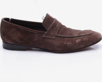 Santoni Flats & Loafers in 42 in Brown: front
