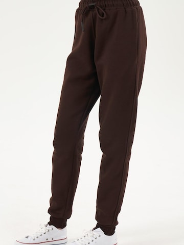 LOUIS LECLER Slimfit Hose 'Sasha'‌‌‌‌‌‌‌‌‌ in Braun