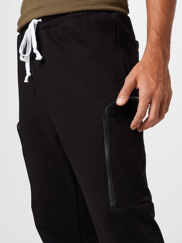 Urban Classics Regular Cargo Pants in Black