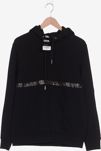 Karl Lagerfeld Sweatshirt & Zip-Up Hoodie in M in Black: front