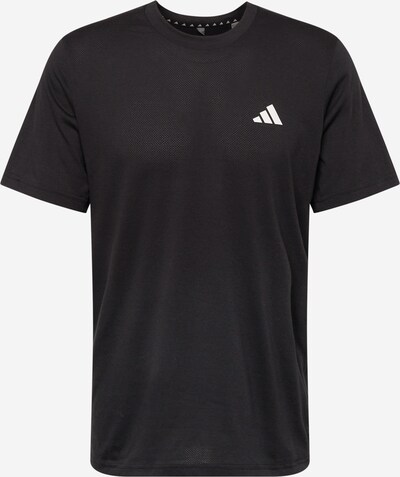 ADIDAS PERFORMANCE Camisa funcionais 'Train Essentials Comfort ' em preto / branco, Vista do produto